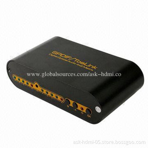 Digital Audio Matrix 4x2, Spdif Matrix, 5V DC/1A Power Supply